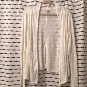 Ivory Sundance Lightweight Linen Spring Cardigan